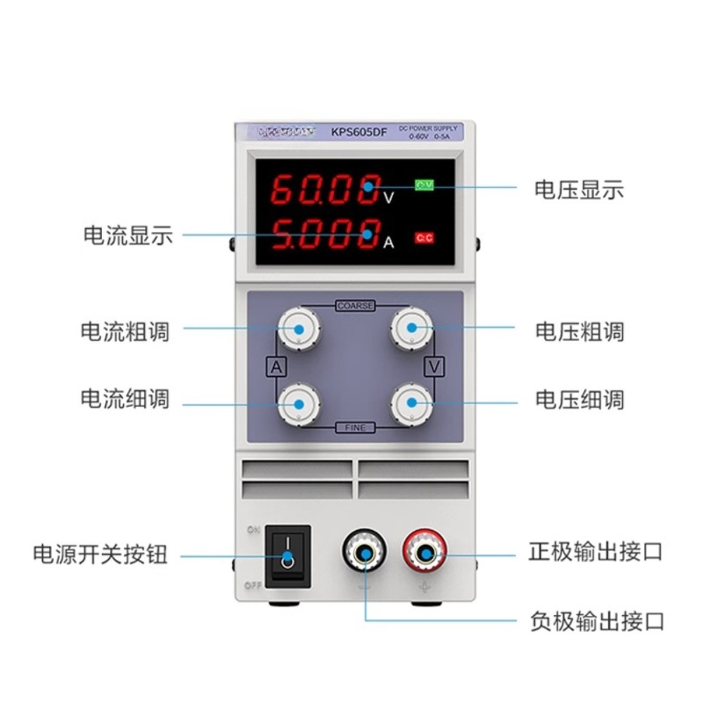 High Precision Dc Power Supply 30V 10A - Wanptek 솔리드 테스트 KPS3010D/KPS3010DF DC 조정