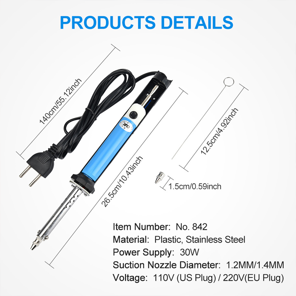 AC 110V/220V 전기 주석 흡입 빨판 펜 납땜  - Desoldering Pump Electric Vacuum Station 리뷰 및 가격