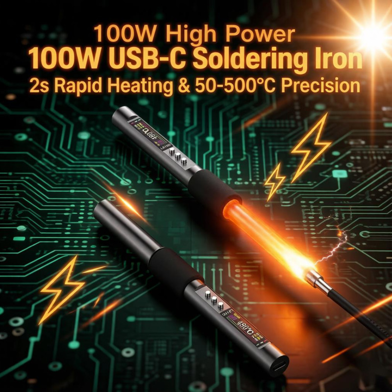 100W 납땜 인두, 2초 만에 즉시 가열, 정밀 조절 - C210 Precision Soldering Station 리뷰 및 가격