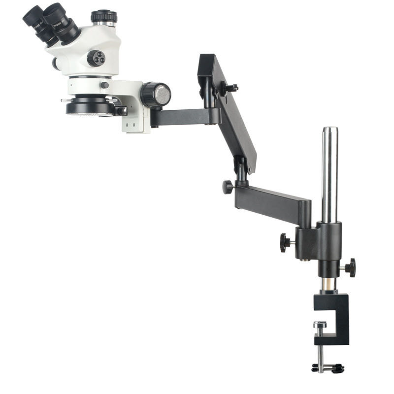 유연한 관절형 암 대형 이동 붐 스탠드 7-50X 삼안 - Articulating Arm Boom Stand Microscope 리뷰 및 가격